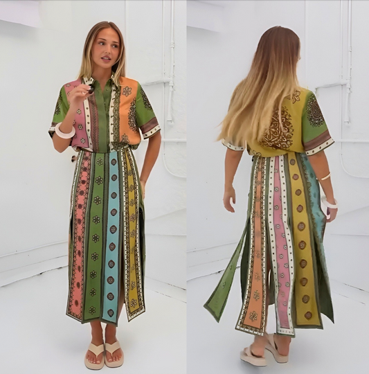 Alemais Contina Skirt and Shirt Set - Size 8-10
