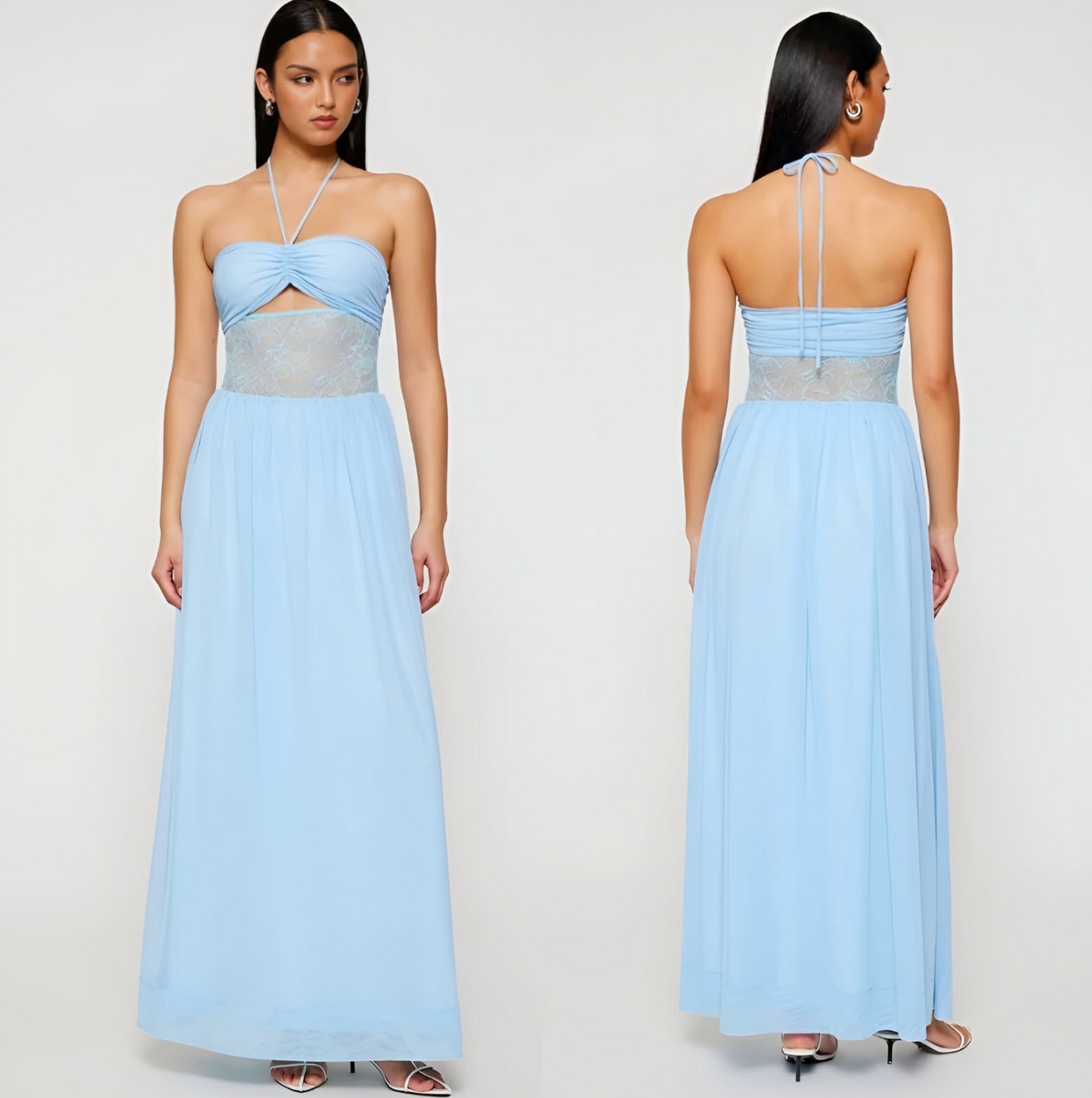 Isla Halter Lace Dress by Lover - Size 6