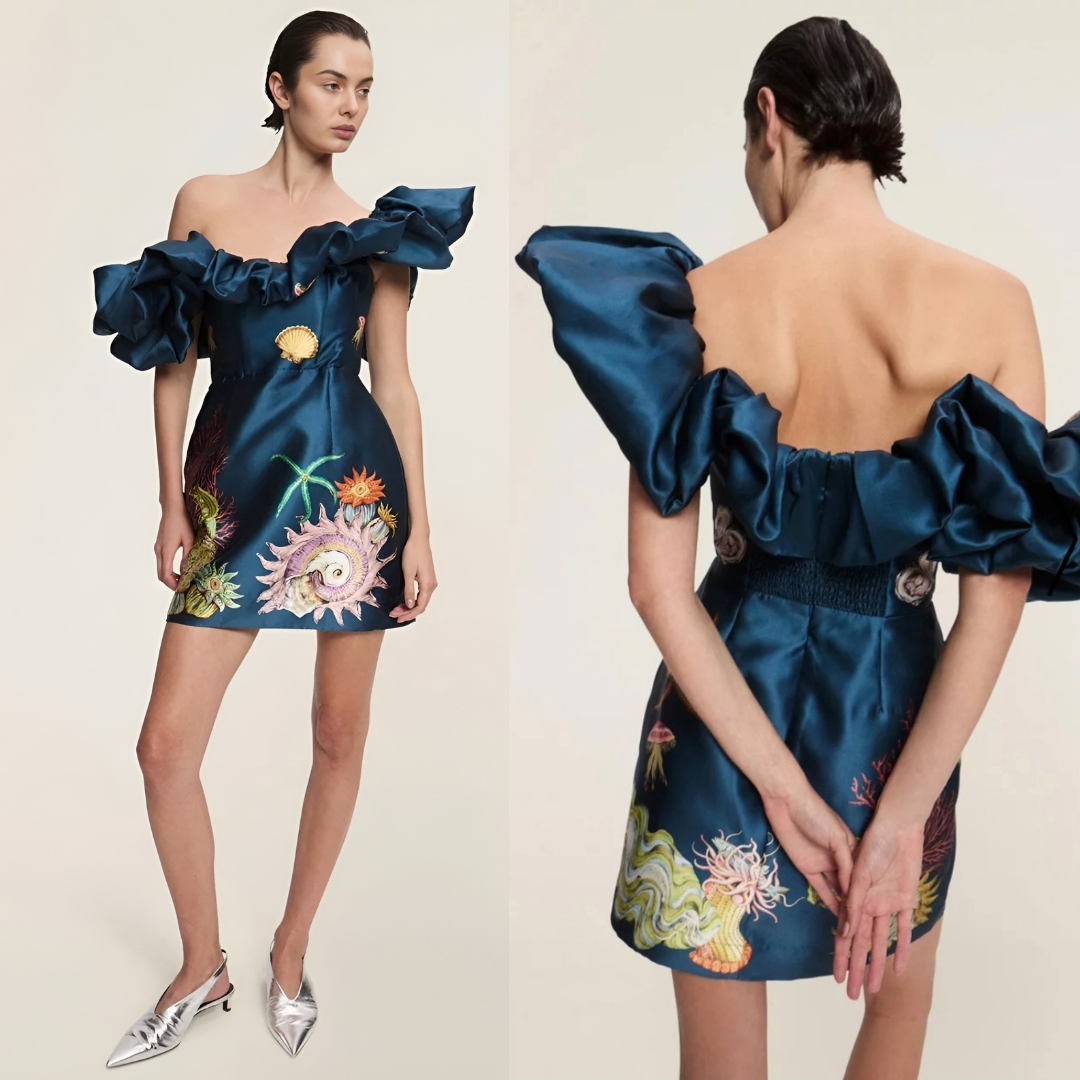 Alemais Dorian Mini Dress - Size 14 (fits 12-14)