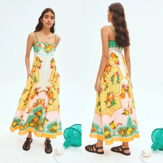 Alemais Lemonis Sundress - Size 8