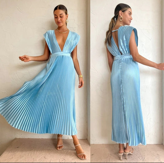 L’idee Gala Gown in Summer Blue
