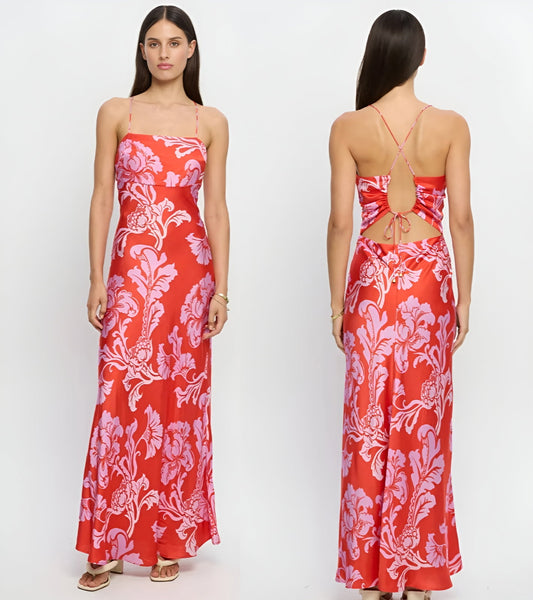 Kivari Olina Strappy Maxi Dress - Size 6